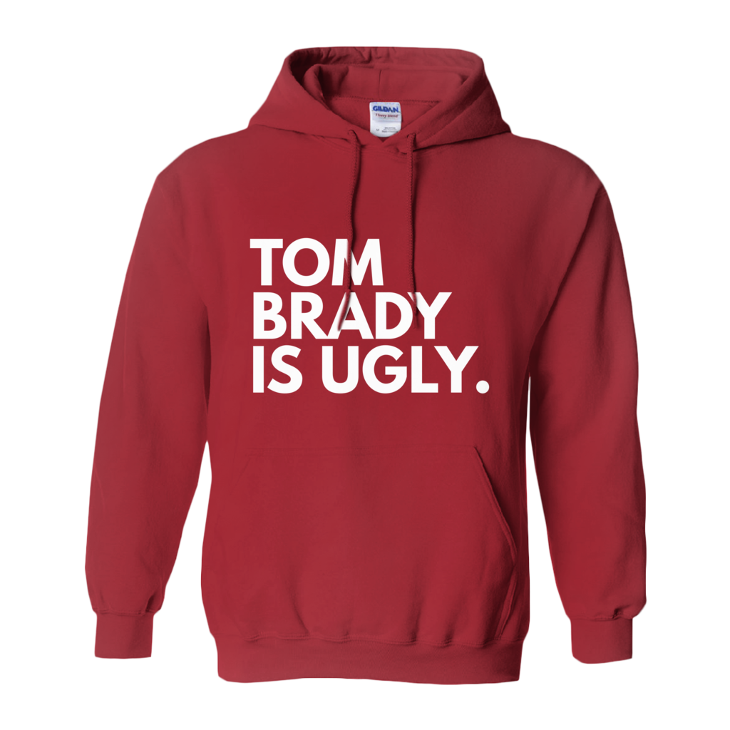 tom brady red hoodie